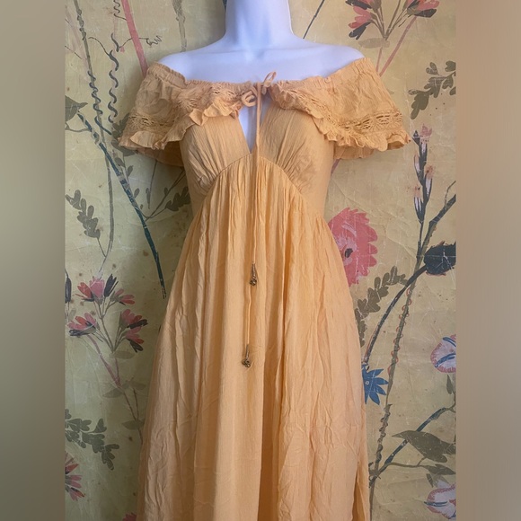 Free People Moonlight Ocean Maxi Dress XS - Picture 6 of 6